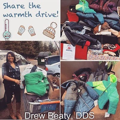 Federal Way dental team donating winter clothing